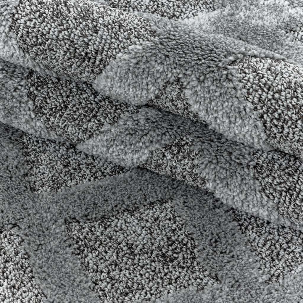 Palmira 4702 grau · Moderner Teppich mit Ethno-Muster