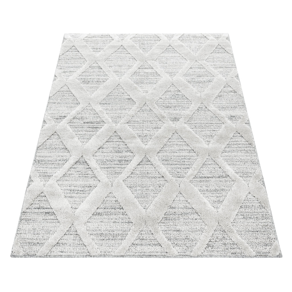 Palmira 4703 grau · Moderner Teppich mit Ethno-Muster