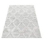 Palmira 4703 grau · Moderner Teppich mit Ethno-Muster