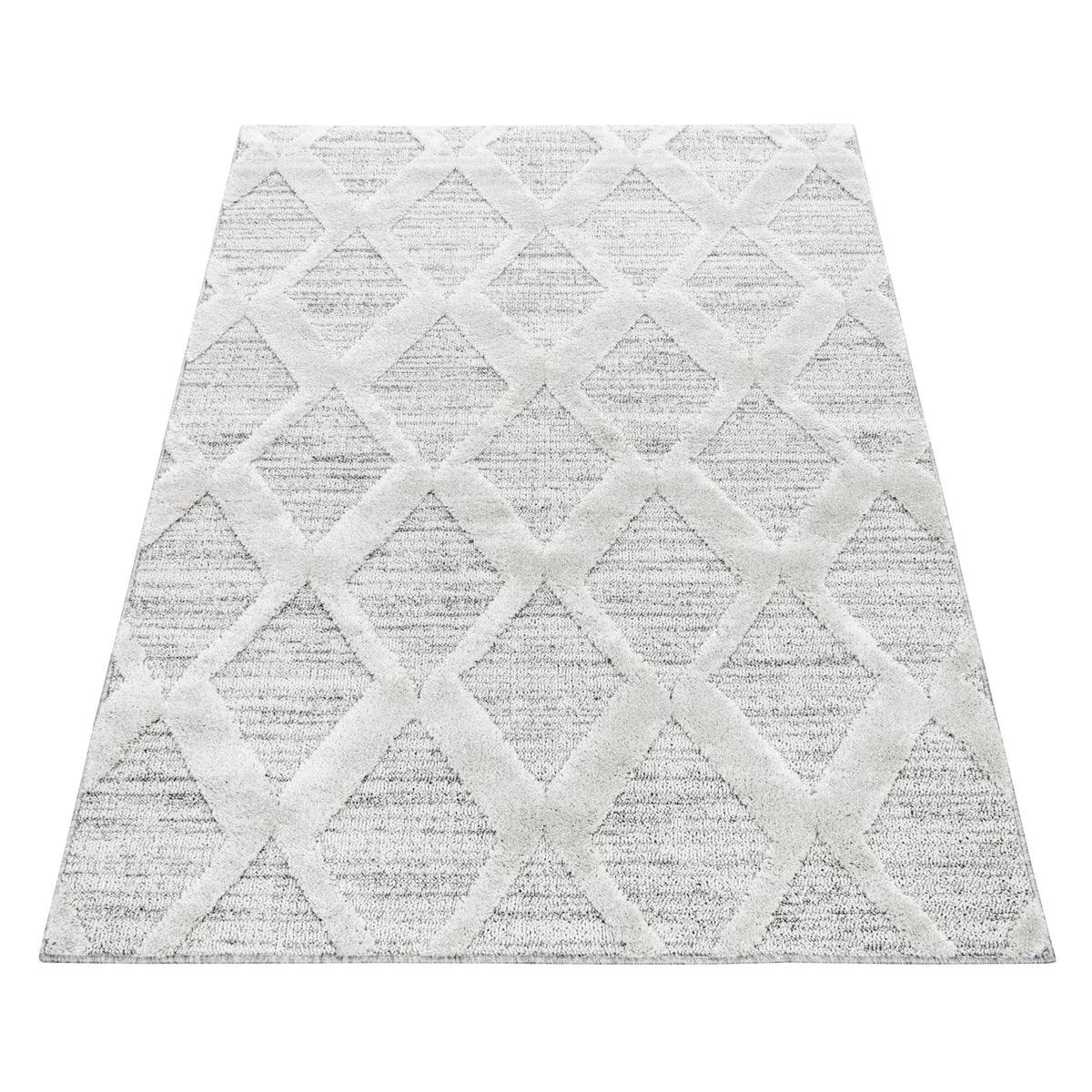 Palmira 4703 grau · Moderner Teppich mit Ethno-Muster