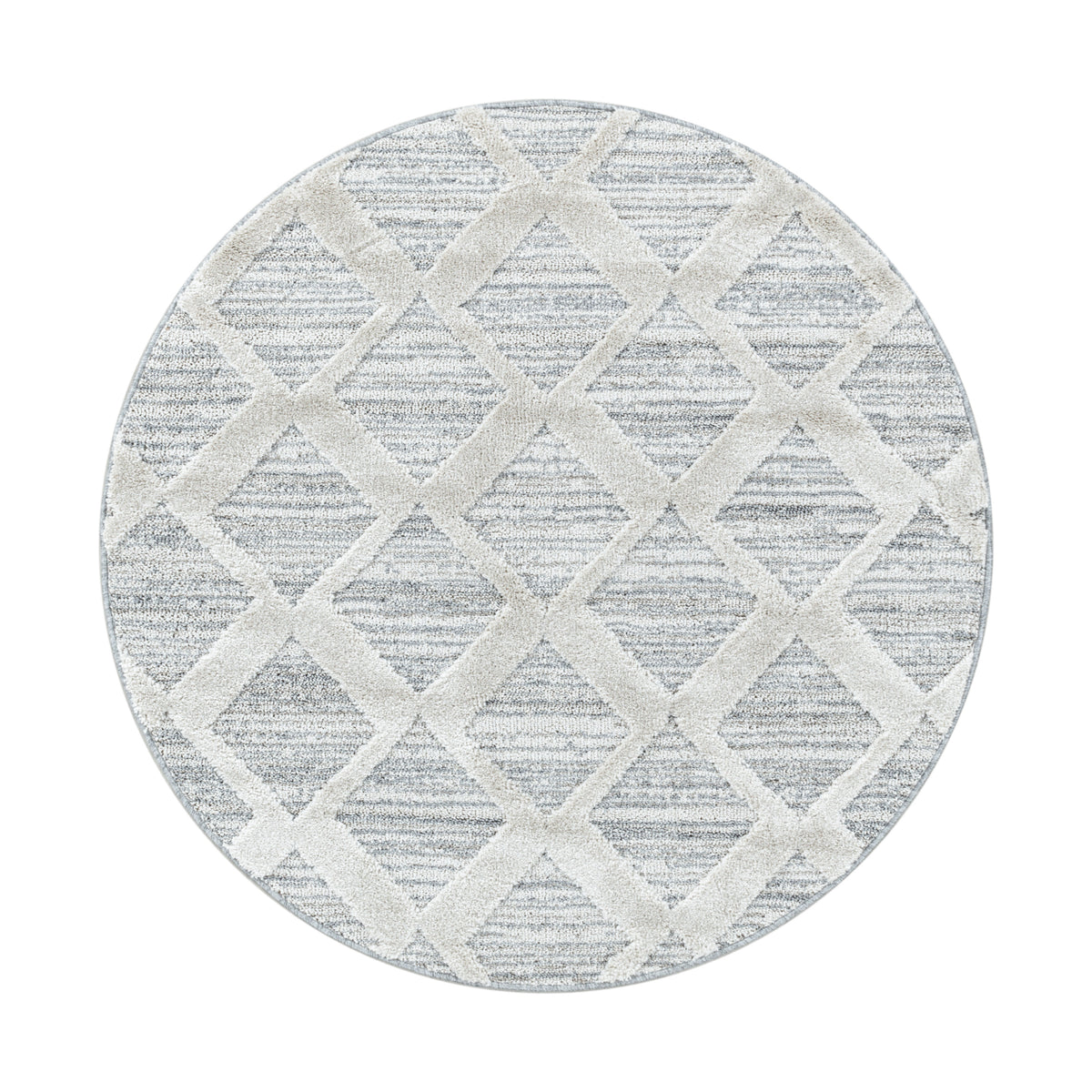 Palmira 4703 grau · Moderner Teppich mit Ethno-Muster