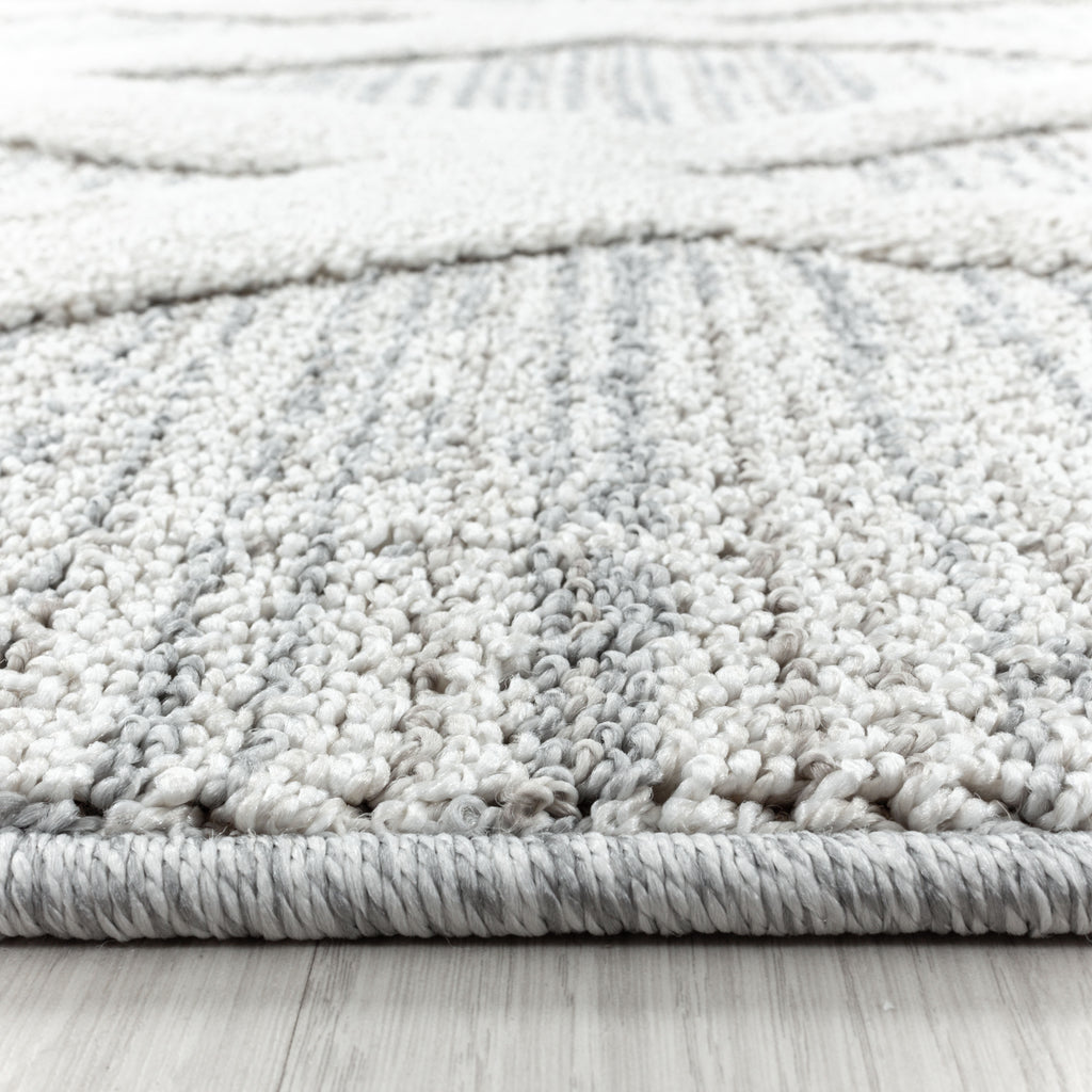 Palmira 4703 grau · Moderner Teppich mit Ethno-Muster
