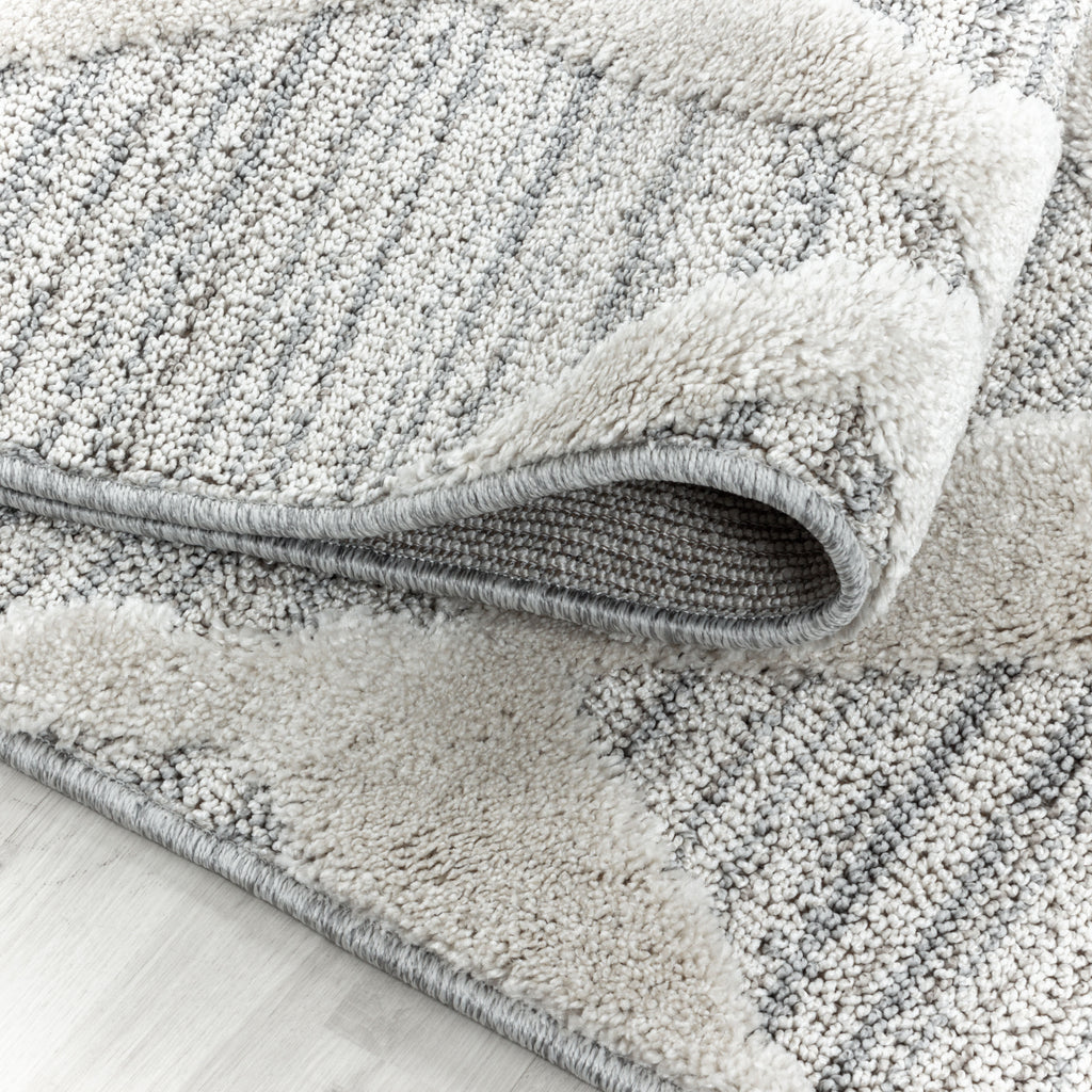 Palmira 4703 grau · Moderner Teppich mit Ethno-Muster