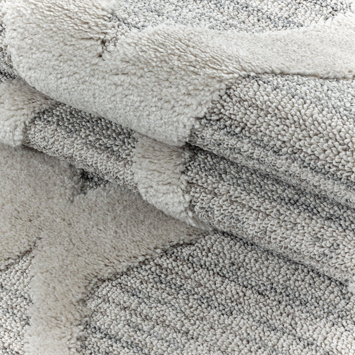 Palmira 4703 grau · Moderner Teppich mit Ethno-Muster