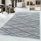 Palmira 4706 grau · Moderner Teppich mit Ethno-Muster