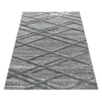Palmira 4706 grau · Moderner Teppich mit Ethno-Muster