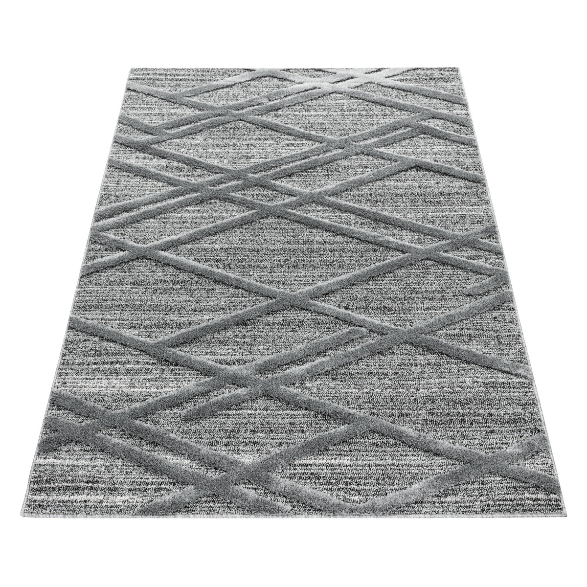 Palmira 4706 grau · Moderner Teppich mit Ethno-Muster