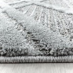 Palmira 4706 grau · Moderner Teppich mit Ethno-Muster