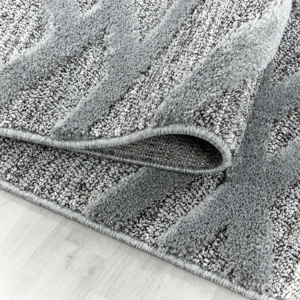Palmira 4706 grau · Moderner Teppich mit Ethno-Muster