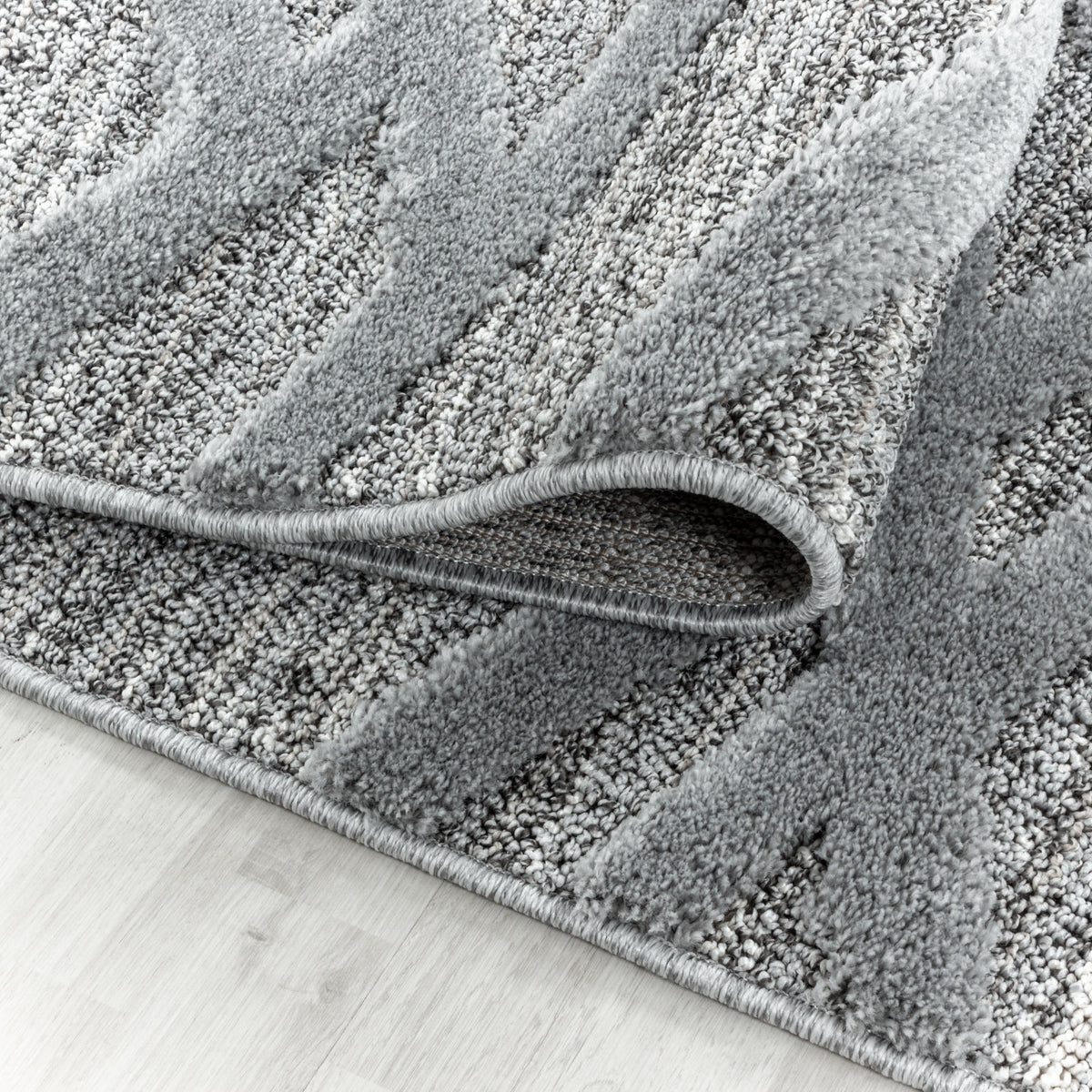Palmira 4706 grau · Moderner Teppich mit Ethno-Muster