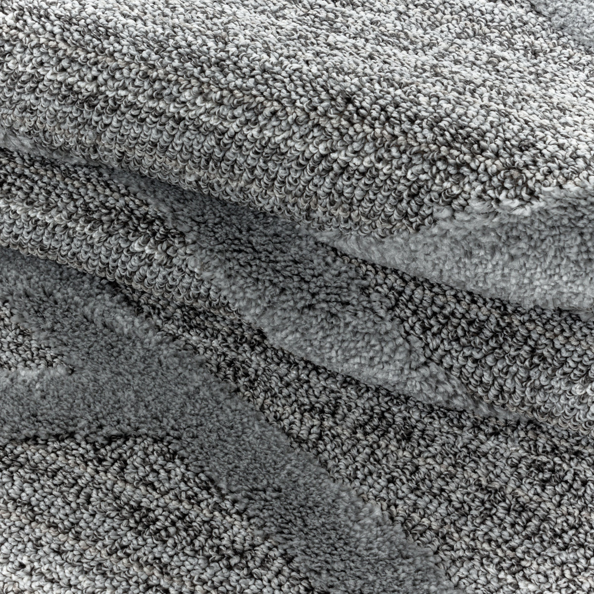 Palmira 4706 grau · Moderner Teppich mit Ethno-Muster