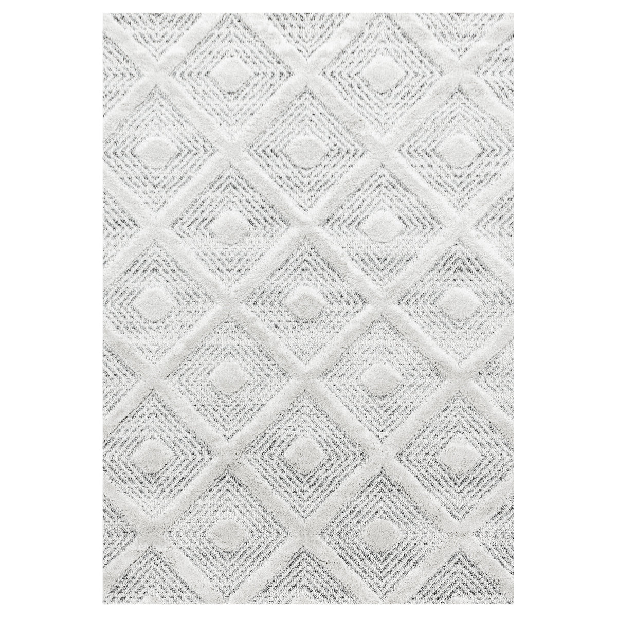 Palmira 4707 grau · Moderner Teppich mit Ethno-Muster