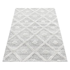 Palmira 4707 grau · Moderner Teppich mit Ethno-Muster