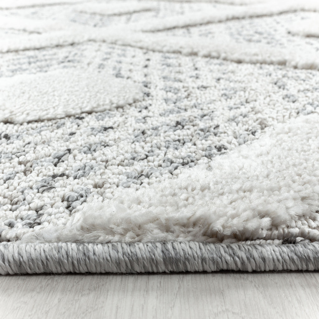 Palmira 4707 grau · Moderner Teppich mit Ethno-Muster
