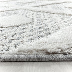 Palmira 4707 grau · Moderner Teppich mit Ethno-Muster