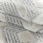 Palmira 4707 grau · Moderner Teppich mit Ethno-Muster