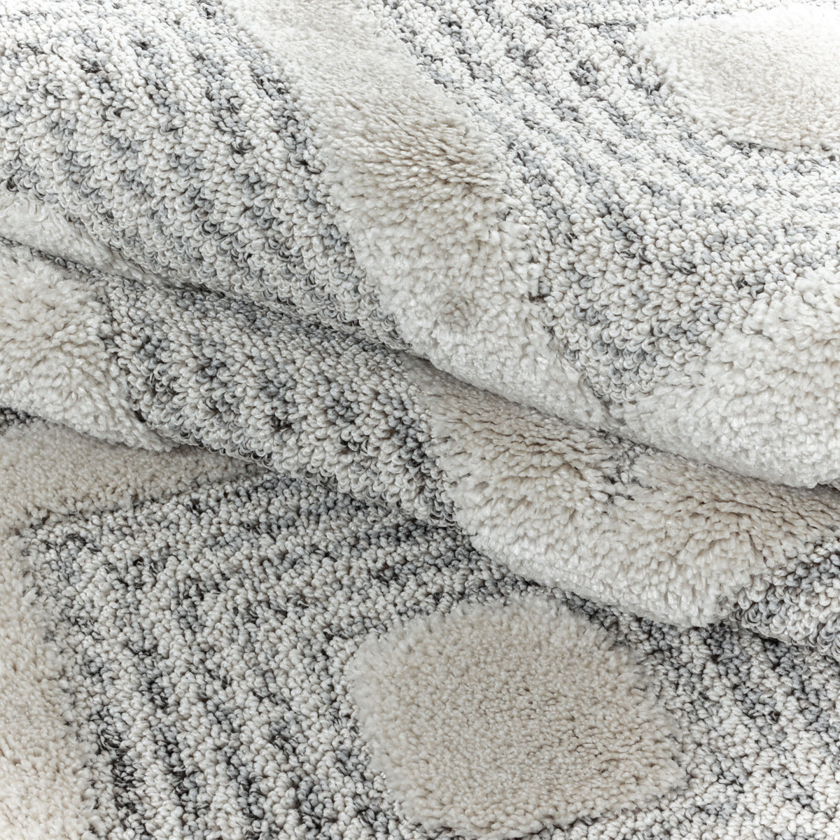 Palmira 4707 grau · Moderner Teppich mit Ethno-Muster