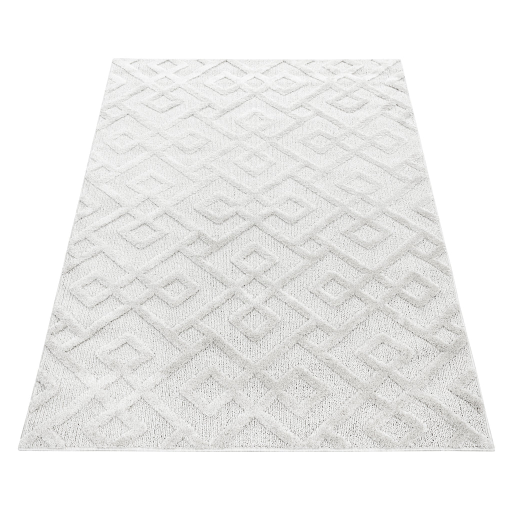 Palmira 4708 creme · Moderner Teppich mit Ethno-Muster