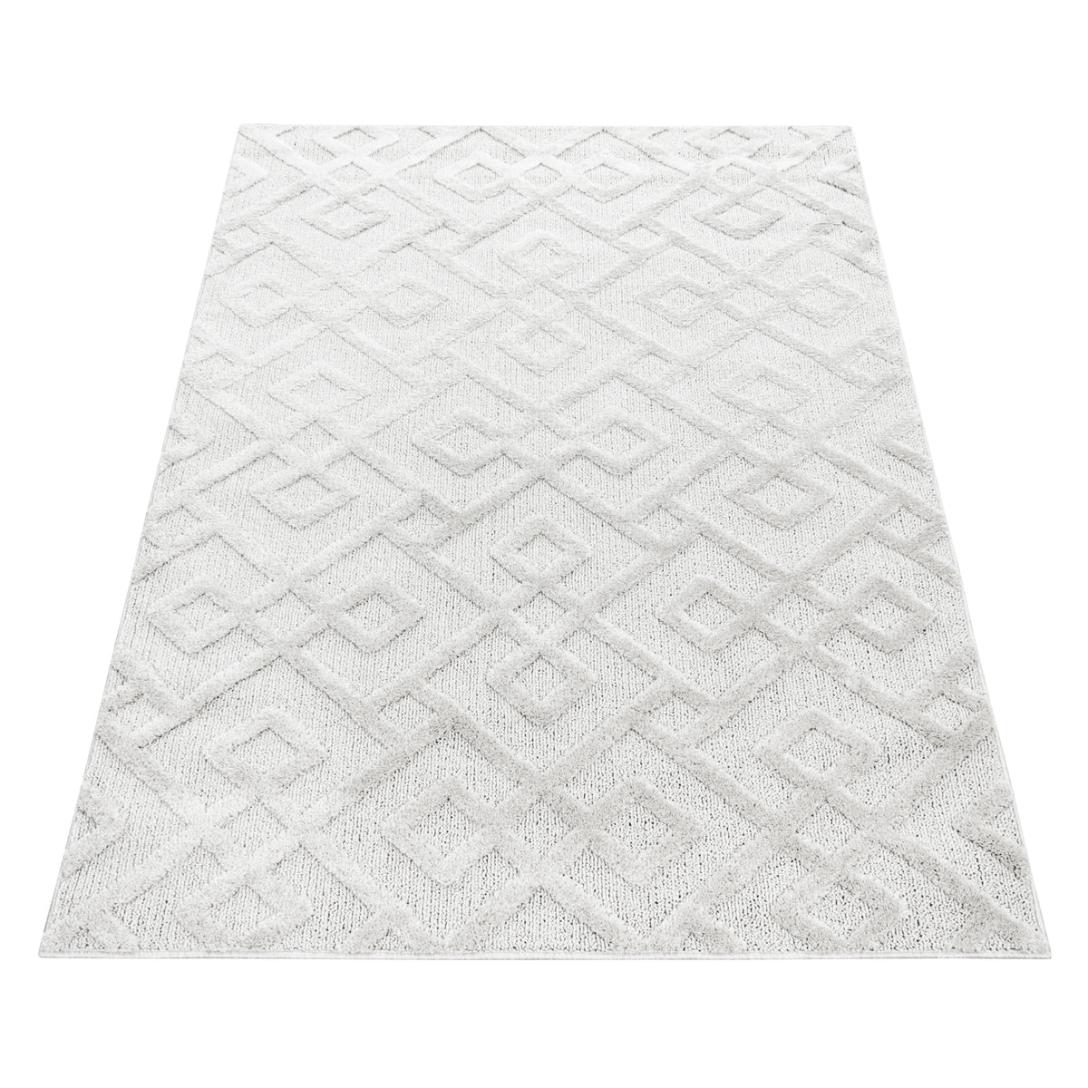 Palmira 4708 creme · Moderner Teppich mit Ethno-Muster