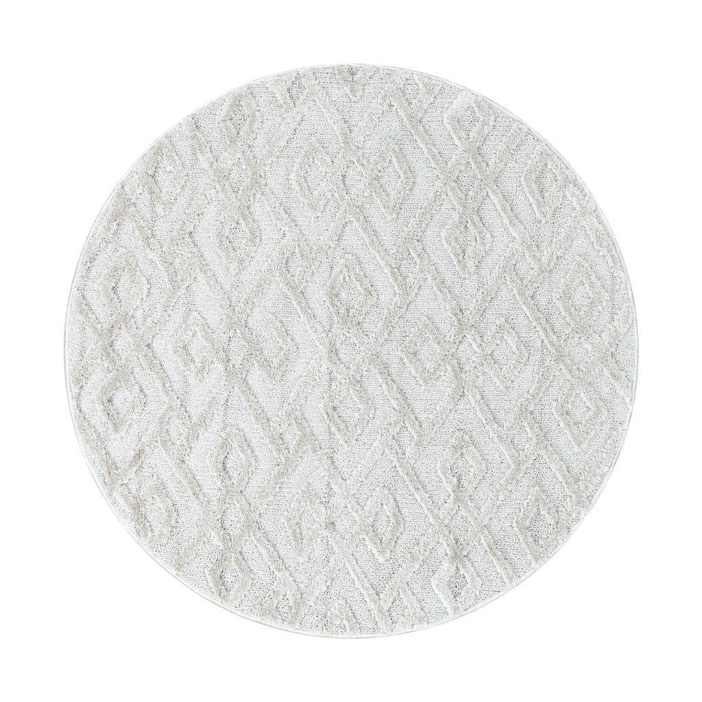 Palmira 4708 creme · Moderner Teppich mit Ethno-Muster