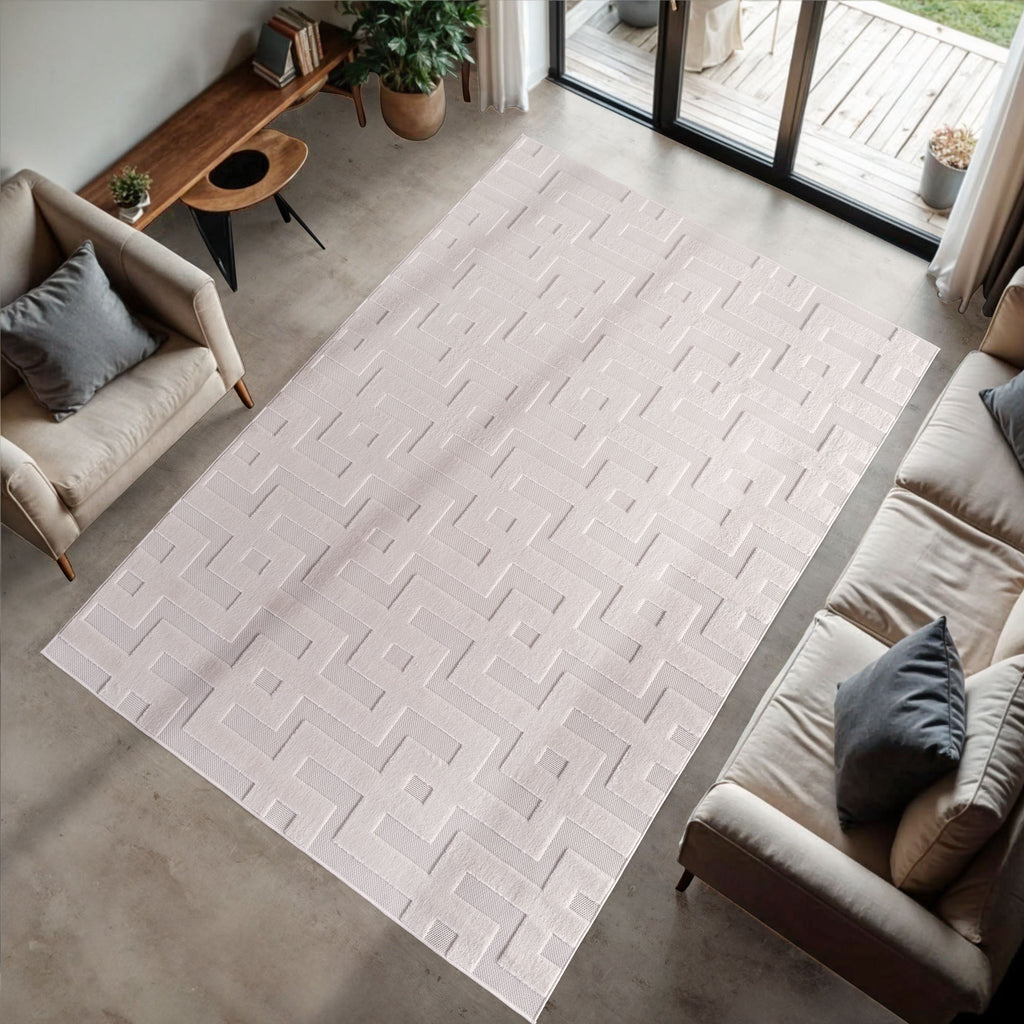 Desi 1656 creme · Elegantes Reliefdesign in 3D