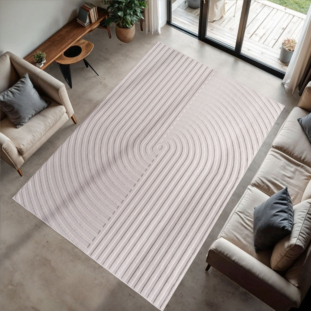 Desi 1658 creme · Elegantes Reliefdesign in 3D